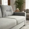 SOFA 3 CUERPOS - TAPIZADO TELA GRIS CLARO en Gris - Sillones y sofás, Uruguay | Champagne Home, vista 5 de 5