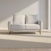 Sofá 2 Cuerpos Tela Gris Charlotte en Gris - Sillones y sofás, Uruguay | Divino, vista 1 de 5