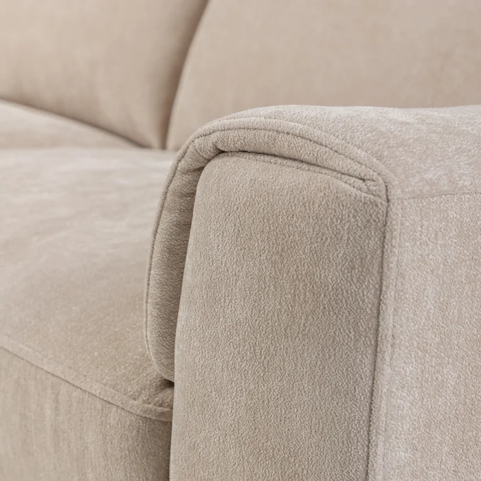 Rinconera Luke - Tela Microfibra - Chaise Izquierdo - 6686-4 Beige en Beige - Sillones y sofás, Uruguay | Nyr, vista 5