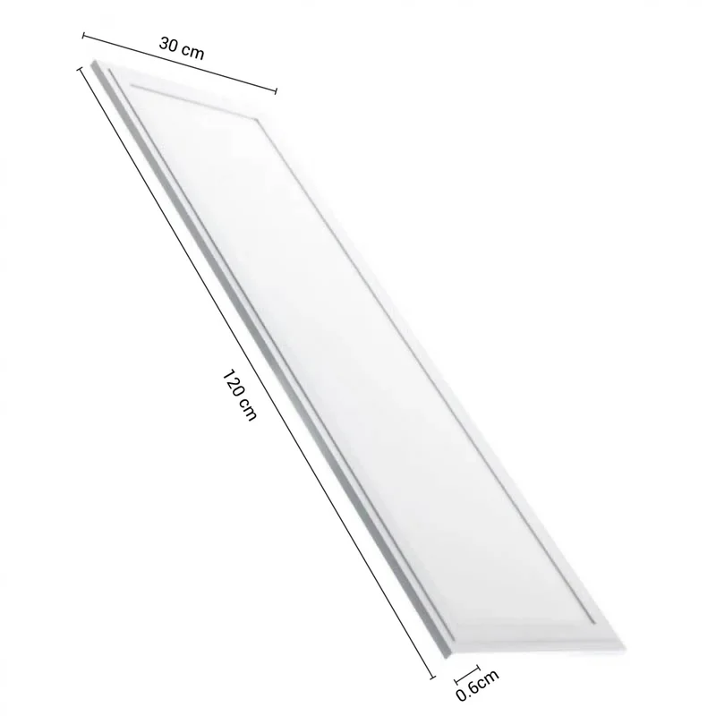 Panel LED 48W 120X30CM Luz Cálida en Blanco - Lámparas colgantes, Uruguay | Serlux, vista 5
