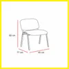 Producto: Silla Oficina Apilable de AMARELO - Escritorios y sillas de escritorio, Uruguay | Amarelo, vista 2 de 2