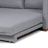 Sofá Cama Niki - Tela Rústica - 9910 (Lino Gris) en Gris - Sillones y sofás, Uruguay | NYR, vista 5 de 8