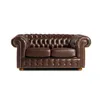 Sofá Chesterfield Novo - Cuero Advanced - 2 cuerpos - Havana - (Preventa) en Marrón - Sillones y sofás, Uruguay | NYR, vista 2 de 6