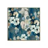 CUADRO CANVAS 60x60cm MARCO PINTURA FLORES AZUL 2 en Azul - Decoración de pared, Uruguay | Koz, vista 1 de 2