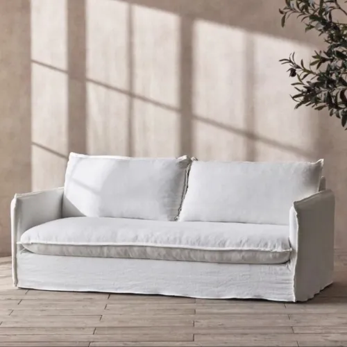 Sofá con funda Polo en Blanco - Sillones y sofás, Uruguay | Pieza Clave
