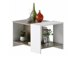 Mesa ratona diseño Nogal/Negro en Nogal blanco - Mesas de living, Uruguay | Quesal, vista 9