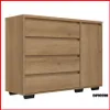 Comoda 4 cajones + puerta – Aurora - Cómodas, Uruguay | Punto Unión, vista 1 de 4