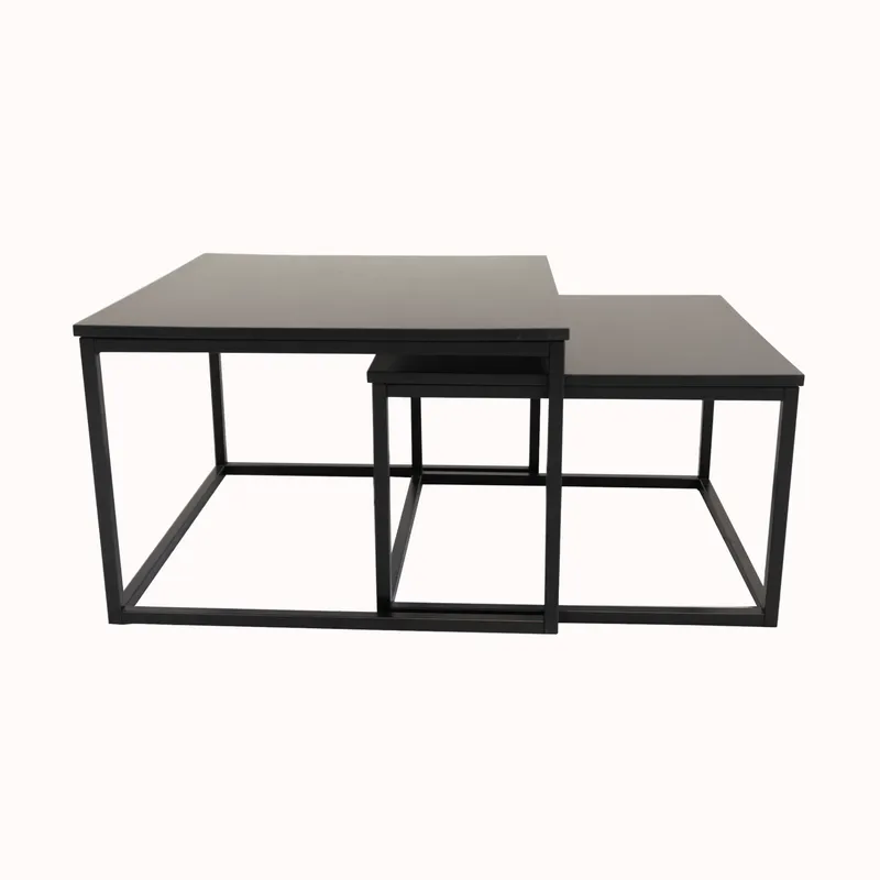 SET MESAS DE CENTRO BLACK en Negro - Mesas de living, Uruguay | Forum Design