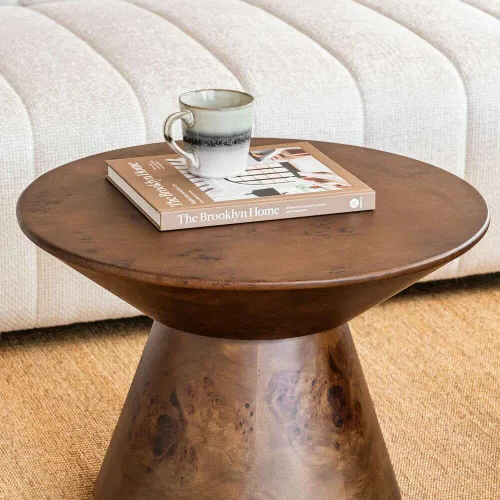 MESA ROOT - 60 X 42 CMS en Marrón - Mesas de living, Uruguay | La Iberica