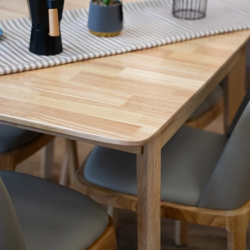 Mesa de comedor Extensible - Madera maciza 90 a 120 cm Elan - Línea Serena en Madera natural - Mesas de comedor, Uruguay | Ecowood, vista 3