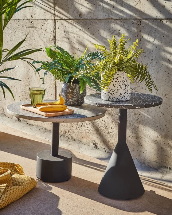 Mesa auxiliar Delano Ø 40 cm negro en Negro - Mesas de arrimo, Uruguay | Kavehome, vista 3