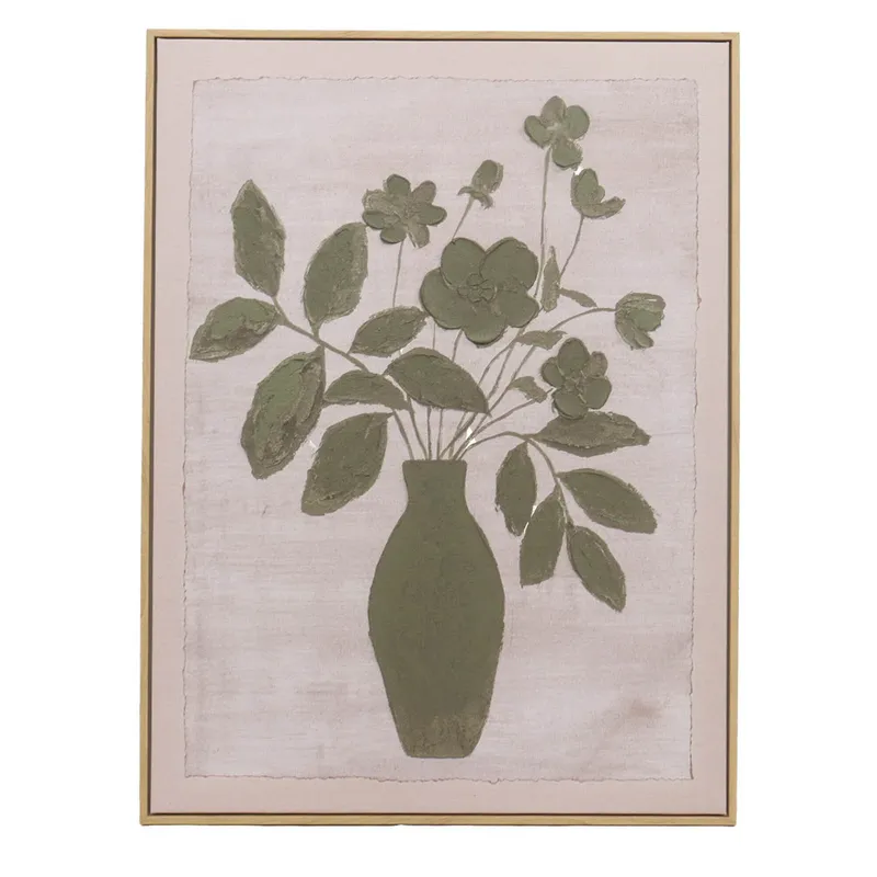 Cuadro Jar Ii 60x80, V Verde Papel H1gca250907b en Verde - Decoración de pared, Uruguay | Divino