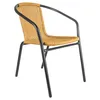 SILLA DE EXTERIOR METAL Y RATTAN NATURAL en Beige - Muebles para el exterior, Uruguay | Alfa Ventas, vista 2 de 5
