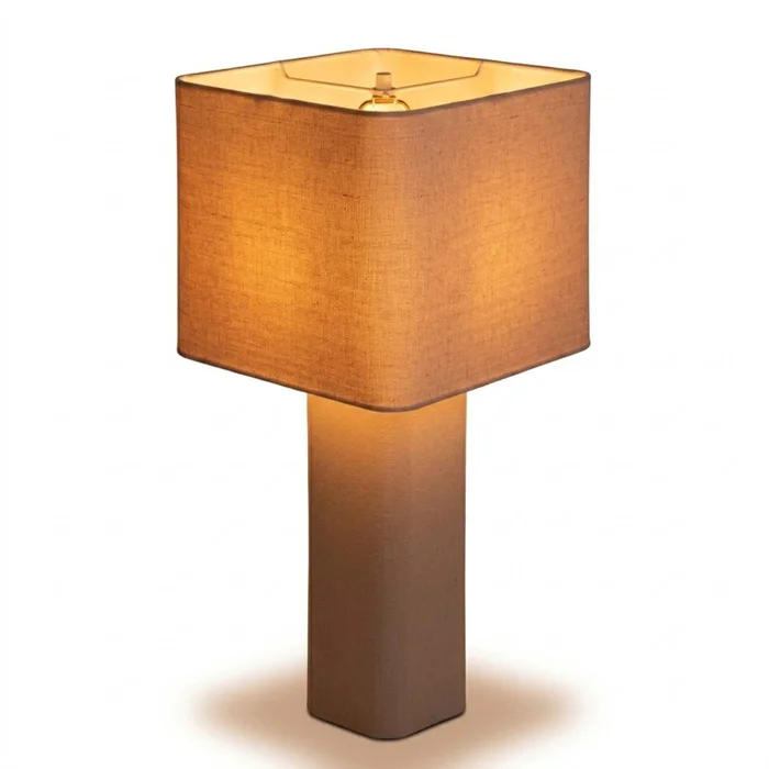 Lámpara De Mesa Ml2510 Natural/beige Lino Ml251004 en Beige - Lámparas de mesa, Uruguay | Divino, vista 2
