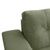 Sillón 2 Cuerpos en tela de Lino - Plaza - Verde - Sillones y sofás, Uruguay | Ecowood, vista 5 de 5