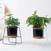 MACETA CERAMICA C/BASE D11x16CM NEGRO en Negro - Macetas, Uruguay | Koz, vista 3 de 4