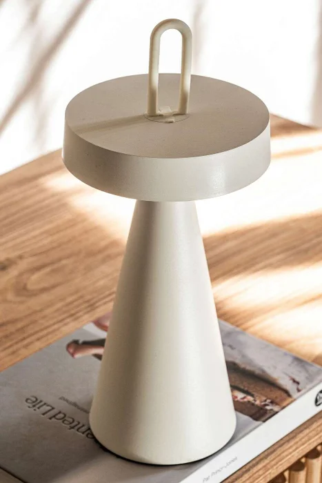 LAMPARA INALAMBRICA LED - BLANCA en Blanco - Lámparas de mesa, Uruguay | La Iberica