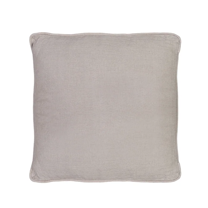 Almohadón Lino Gris Simple Linen en Gris - Textiles, Uruguay | Divino