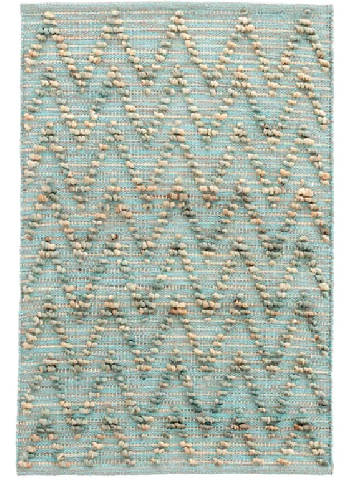 CHEVRON AGUA WOVEN YUTE Y ALGODON en Multicolor - Textiles, Uruguay | Sentido Jose Ignacio