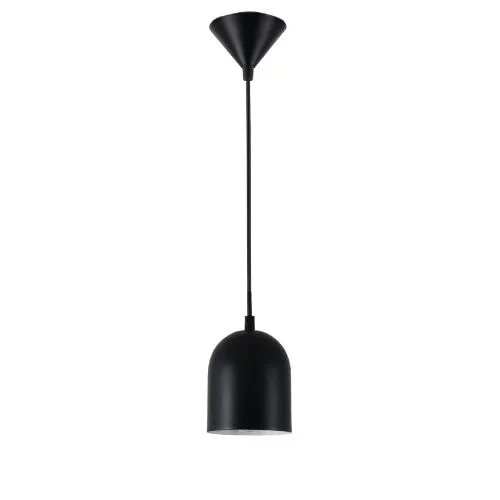 Luminaria Colgante Dalu Negra ø 10 cm en Negro - Lámparas colgantes, Uruguay | Serlux