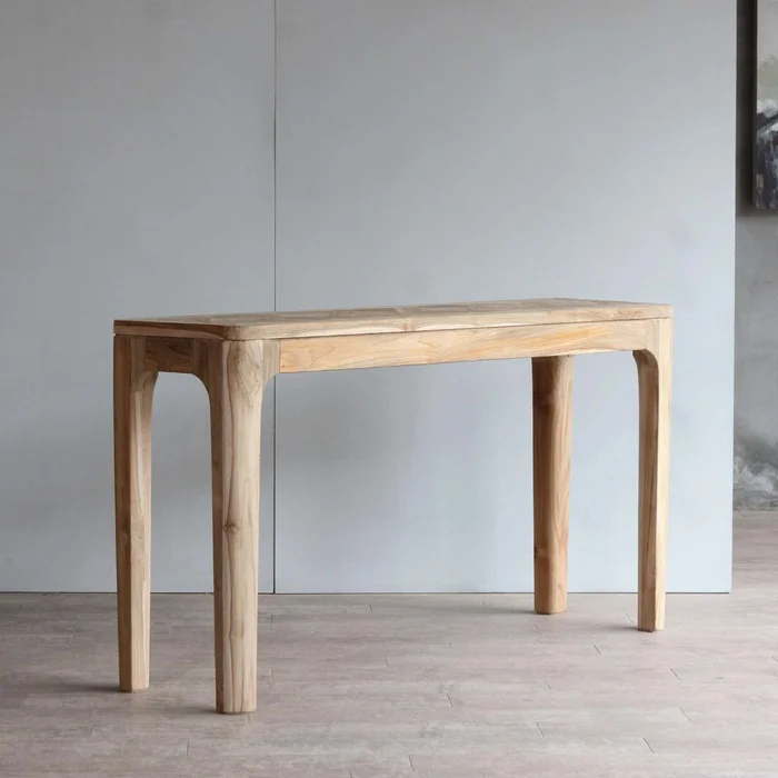 Consola Madera Natural-beige René Natural en Madera natural - Mesas de living, Uruguay | Divino, vista 4
