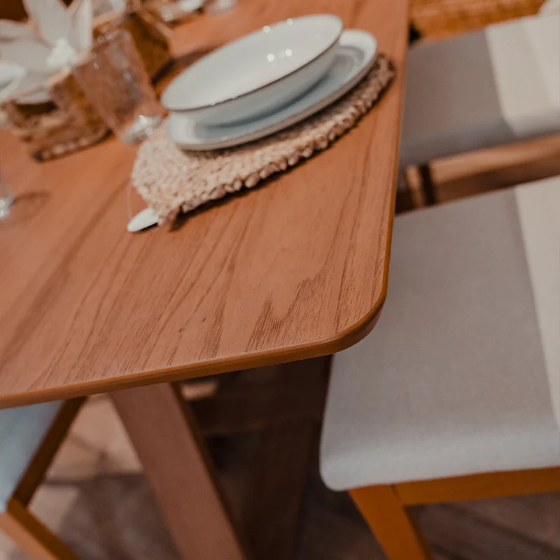 Mesa de Comedor Aura 1.35 - Marrón - Mesas de comedor, Uruguay | Ecowood, vista 3