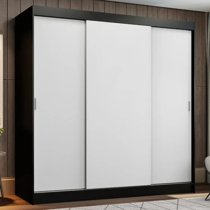 Ropero Placard Matrimonial Reno 180CM Pareja 3 Puertas Corredizas en Multicolor - Roperos y placares, Uruguay | Balton, vista 13