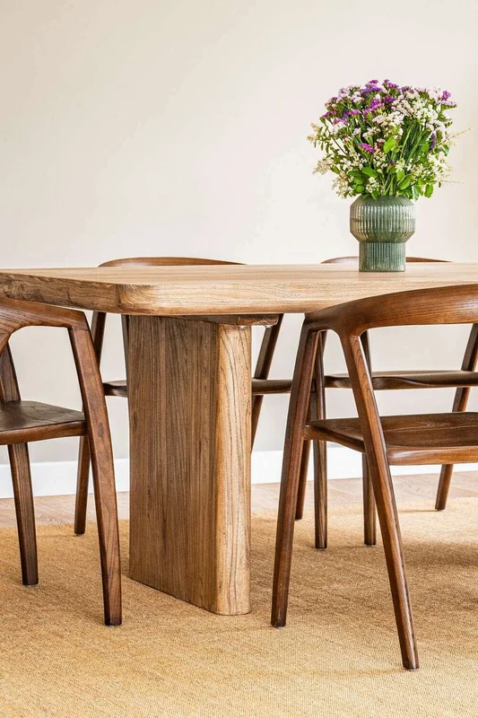 MESA COMEDOR ATHENA - 2.00 X 1.00 MTS en Madera natural - Mesas de comedor, Uruguay | La Iberica, vista 3