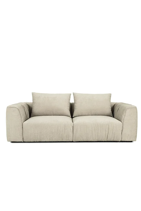 SOFA CORSO 236X105X80CM TELA BEIGE - Sillones y sofás, Uruguay | Vinibel