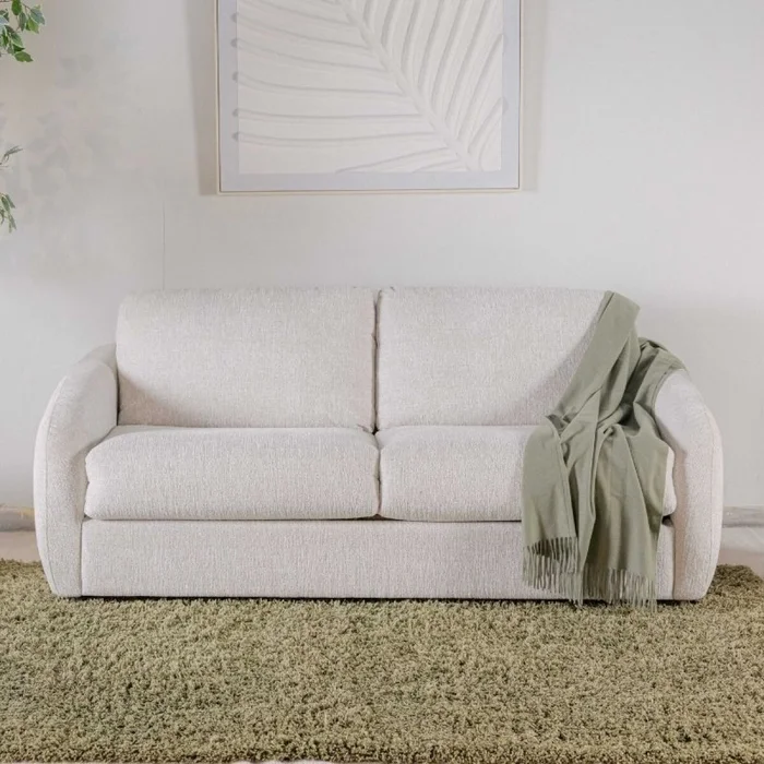 Sofá Cama Notte en Beige - Sillones y sofás, Uruguay | Fábrica Italiana, vista 2
