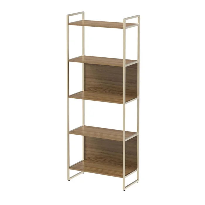 Biblioteca Mdf-y-metal Voss en Beige - Bibliotecas, Uruguay | Divino, vista 2