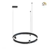 Colgante Led circular anillo suspendido y spots 40W Dimerizable en Negro - Lámparas colgantes, Uruguay | Iluminica, vista 1 de 6