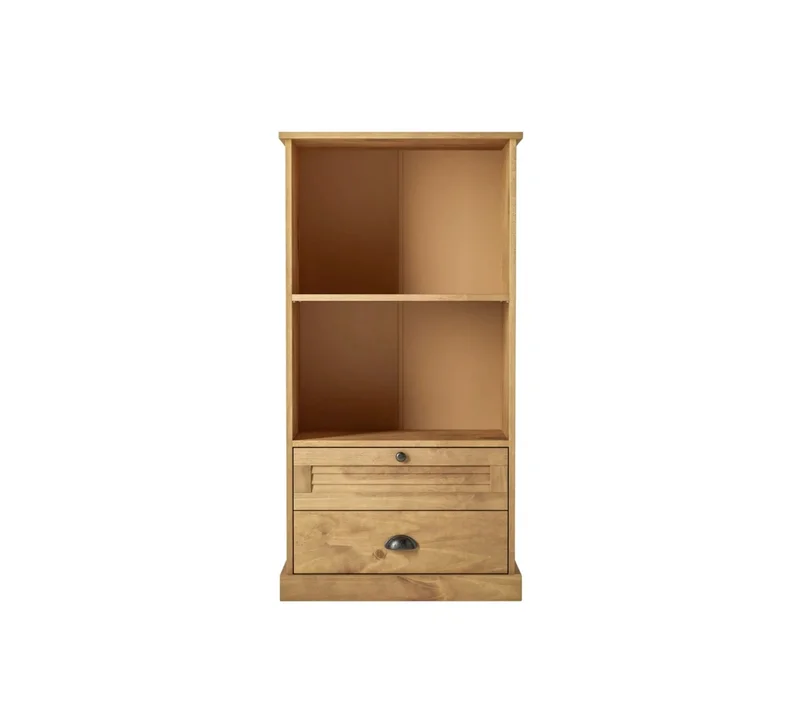 Estantería - 2 Cajones - Línea Oslo - Natural en Madera natural - Bibliotecas, Uruguay | Ecowood, vista 3