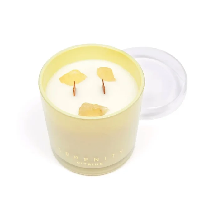 VELA AROMAT. C/PIEDRAS SERENTY CITRINE - Velas y Portavelas, Uruguay | Koz, vista 3