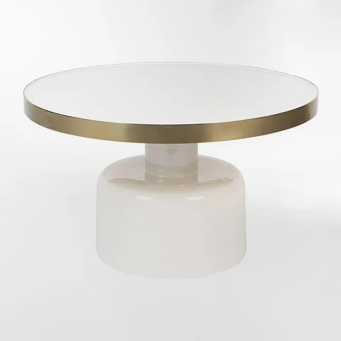 Mesa de centro GLAM Blanco en Blanco - Mesas de comedor, Uruguay | Viasono, vista 2