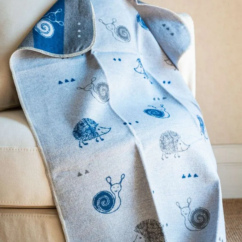 MANTA AUSTRIACA KIDS - ERIZO Y CARACOL 2 en Multicolor - Textiles, Uruguay | La Iberica