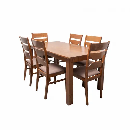 JUEGO DE COMEDOR 6 SILLAS HV MALTA - Mesas de comedor, Uruguay | Alfa Ventas