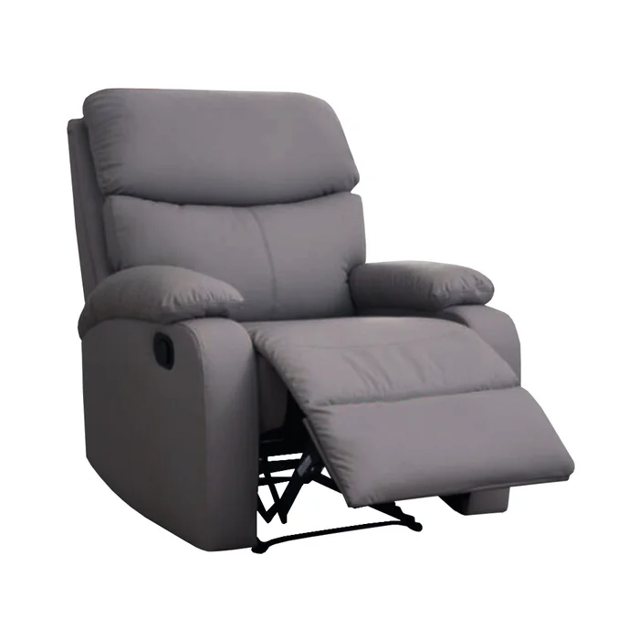Butaca Sofa Living 1 Cuerpo Reclinable Manual Premium Grafito en Gris - Butacas, banquetas y puffs, Uruguay | Soy Hogar