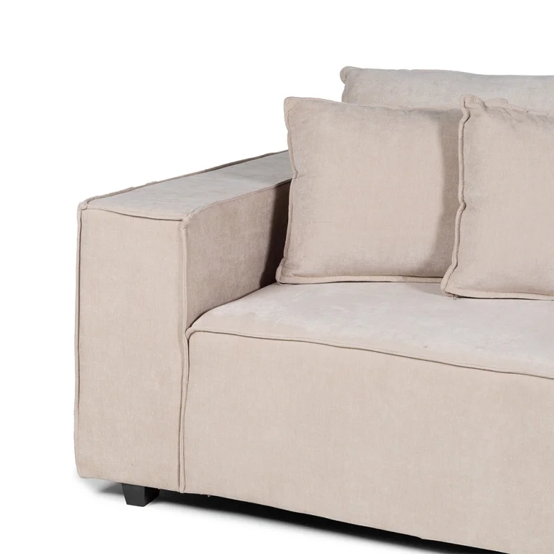 Sofá Modular Maia (4 módulos) - Tela Microfibra - 12072 (Beige) en Beige - Sillones y sofás, Uruguay | Nyr, vista 6