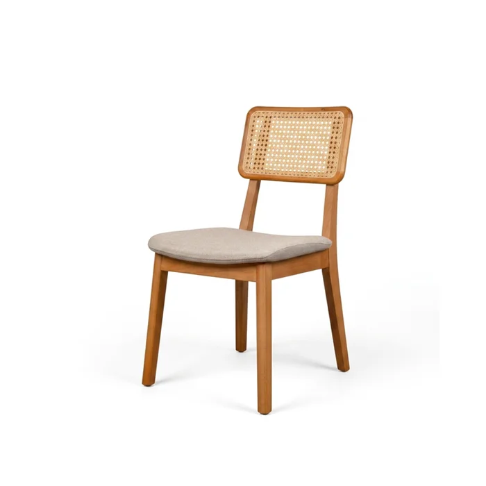 Silla Classic con tejido - Tela Rústica - Greige cálido en Beige - Butacas, banquetas y puffs, Uruguay | NYR