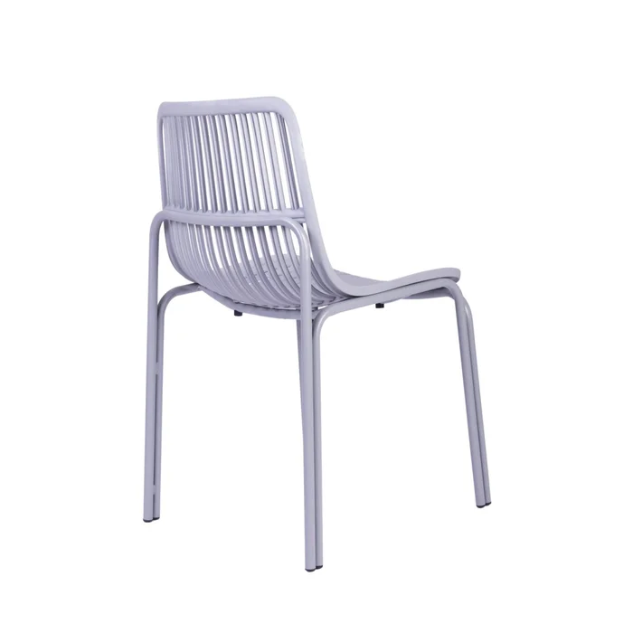 Silla De Comedor Polipropileno Gris Lisa en Gris - Sillas, Uruguay | Divino, vista 4