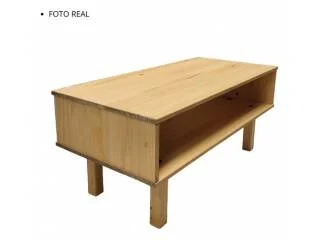 Mesa de centro Mel Linea Nordica en Madera Maciza en Madera natural - Mesas de living, Uruguay | Quesal, vista 6