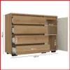 Comoda 4 cajones + puerta – Aurora - Cómodas, Uruguay | Punto Unión, vista 3 de 4