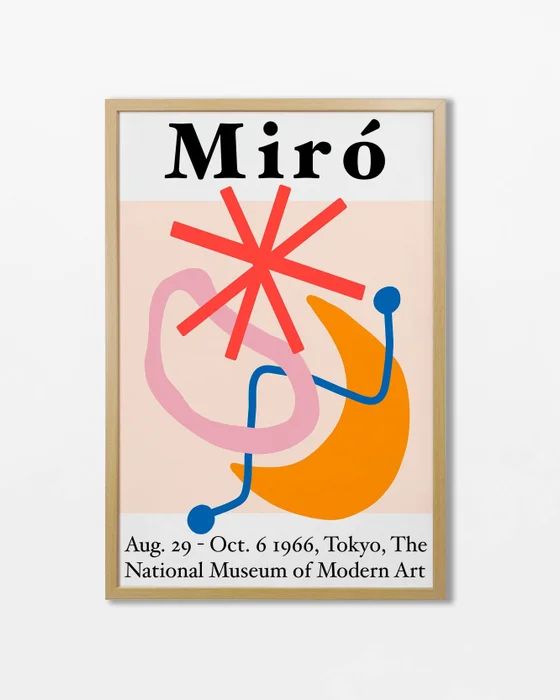 Miro - Exhibition Poster NMMA en Multicolor - Láminas, Uruguay | La Cuadrería