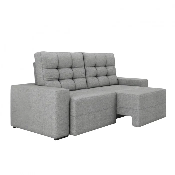 Sillón Cama Reclier Pequim 2 Cuerpos - Extensible - Gris en Gris - Sillones y sofás, Uruguay | Rústico Hogar, vista 2