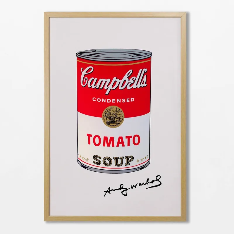 Andy Warhol - Tomato Soup en Multicolor - Láminas, Uruguay | La Cuadrería