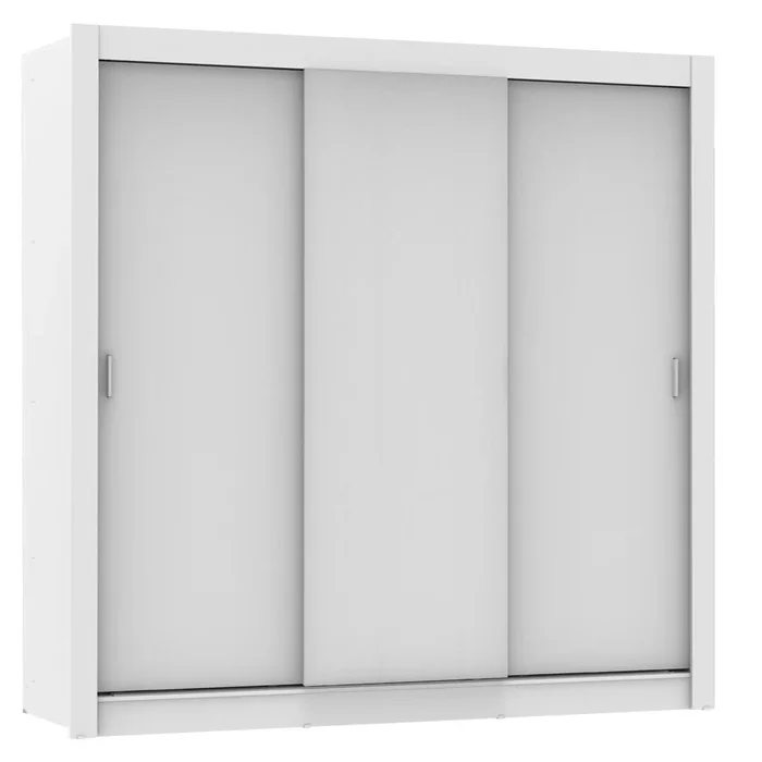 Ropero Placard Matrimonial Monaco 170CM Sin Espejo 3 Puertas Corrediza en Marrón - Roperos y placares, Uruguay | Balton, vista 20