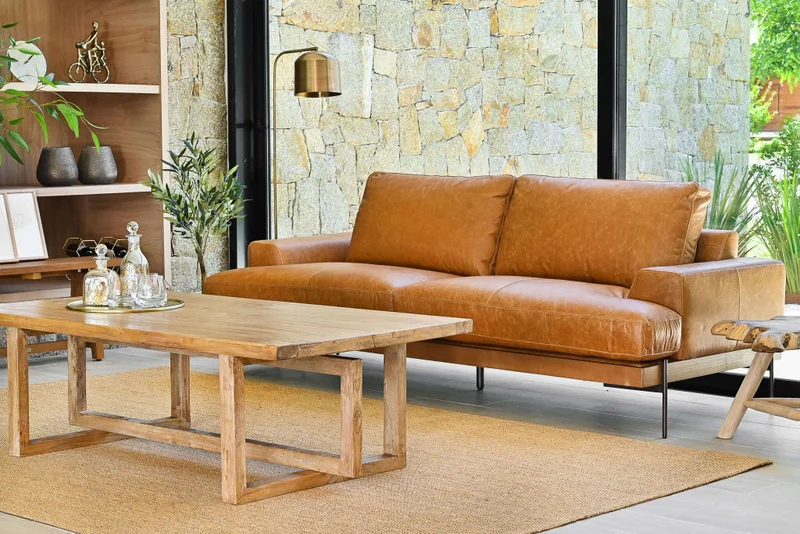 SILLON COSMOPOLITAN - CUERO ITALIANO CARAMELO en Marrón - Sillones y sofás, Uruguay | La Iberica, vista 10