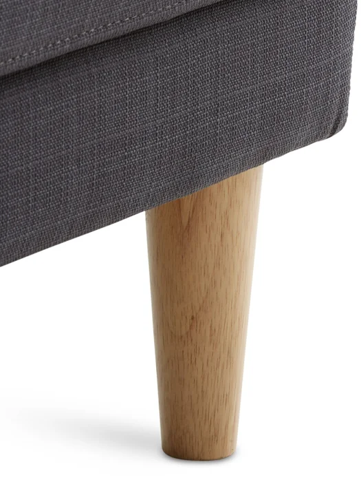 Sofá EGENSE chaise longue tela gris osc en Gris - Sillones y sofás, Uruguay | JYSK