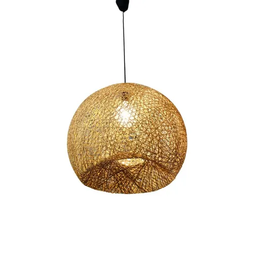 Lámpara De Techo Colgante De Fibras Naturales Hongo 60 cm - Lámparas colgantes, Uruguay | Berna home